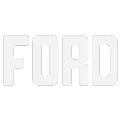 Slideout Tailgate Letter Inserts Fits 2021 - 2026 Ford Bronco - Speedlogix