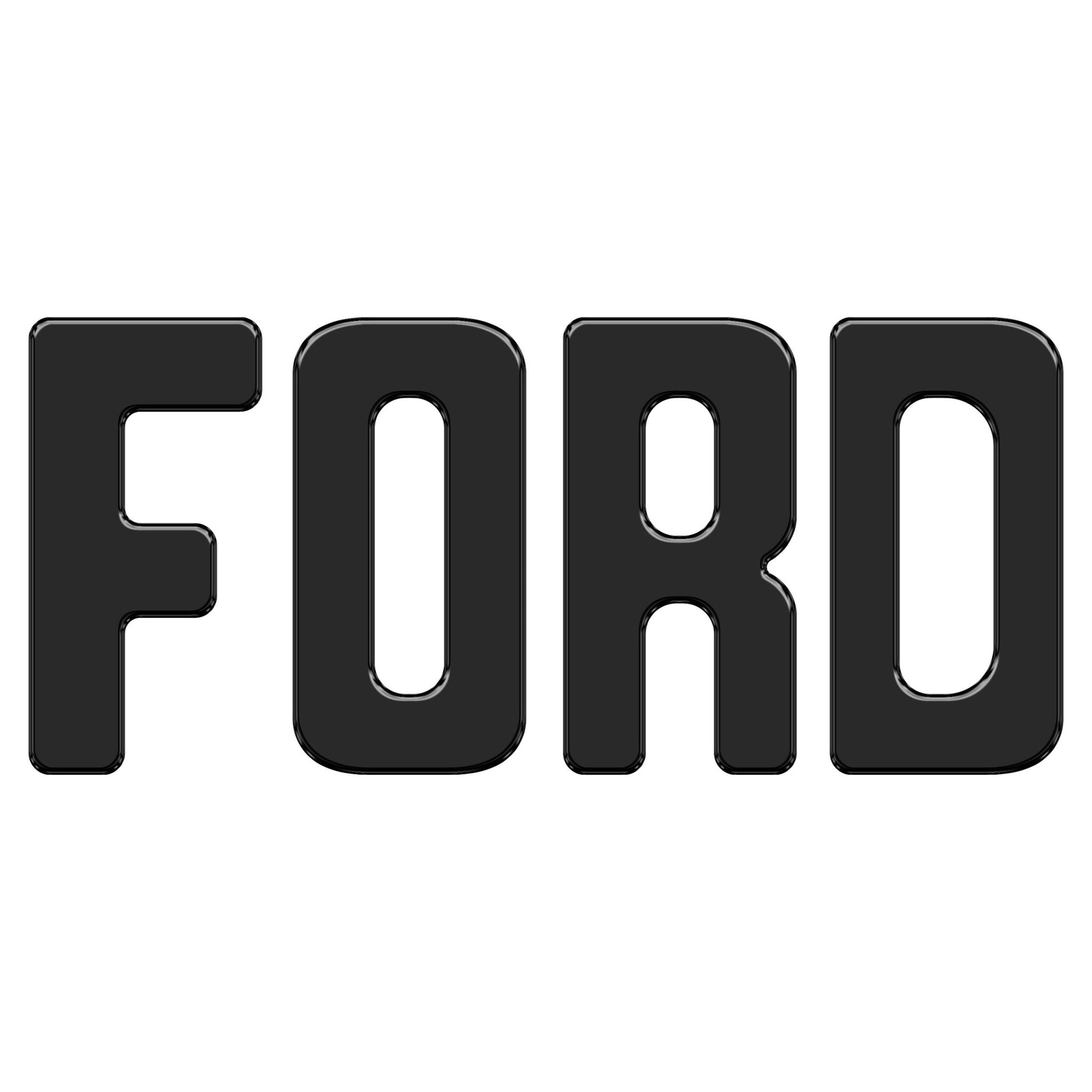 Slideout Tailgate Letter Inserts Fits 2021 - 2026 Ford Bronco - Speedlogix