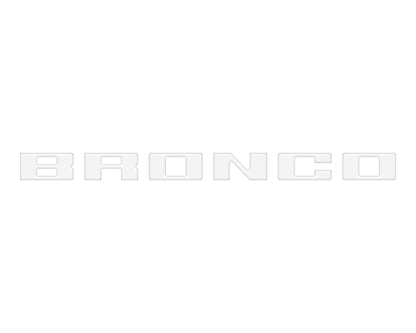 Slideout Tailgate Letter Inserts Fits 2021 - 2026 Ford Bronco - Speedlogix