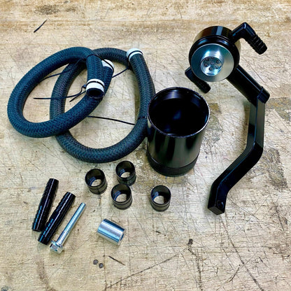 SLX Black Billet Oil Catch Can 2011 - 2023 Challenger/Charger 5.7L, 6.4L - Speedlogix