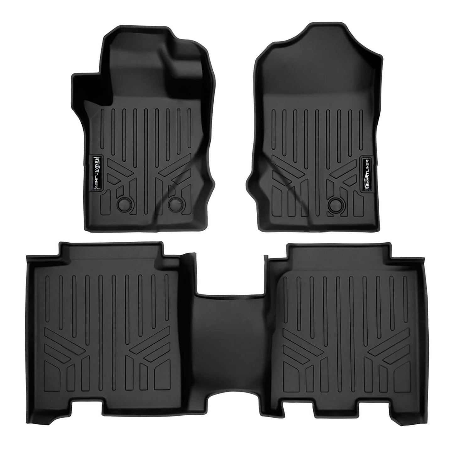 SMARTLINER Custom Fit Floor Liners For 2021 - 2025 Ford Bronco (4 - Door) - Speedlogix