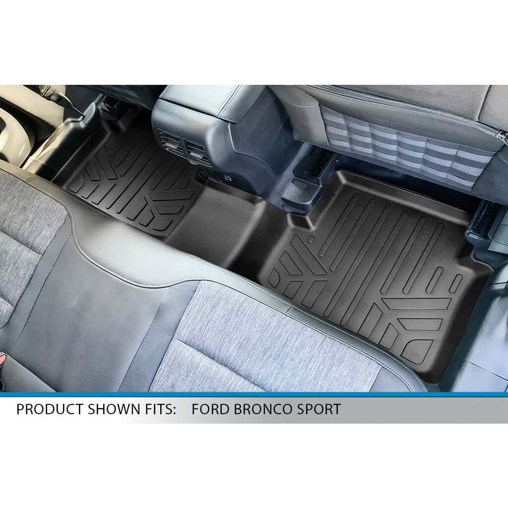 SMARTLINER Custom Fit Floor Liners For 2021 - 2025 Ford Bronco Sport - Speedlogix