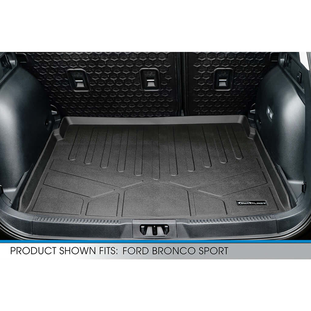 SMARTLINER Custom Fit Floor Liners For 2021 - 2025 Ford Bronco Sport W/O Rear Bump - Speedlogix