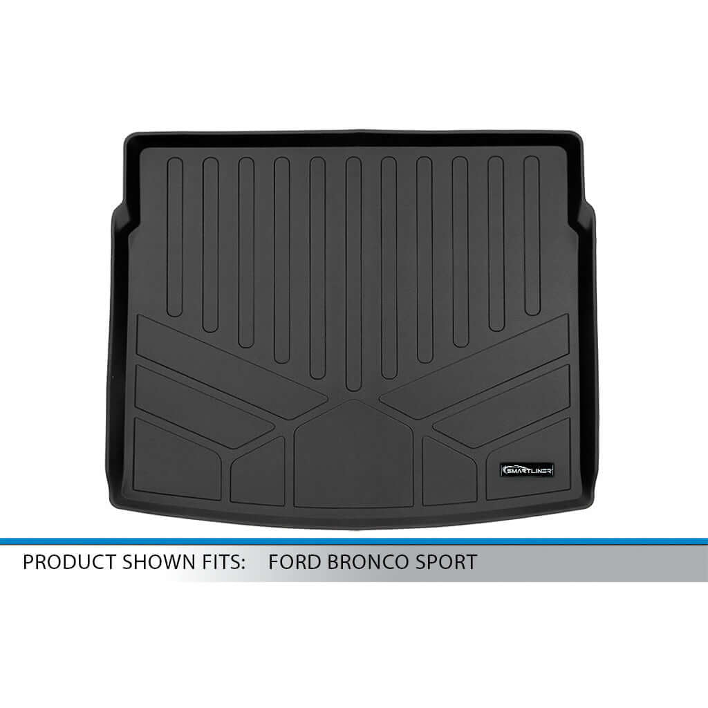 SMARTLINER Custom Fit Floor Liners For 2021 - 2025 Ford Bronco Sport W/O Rear Bump - Speedlogix