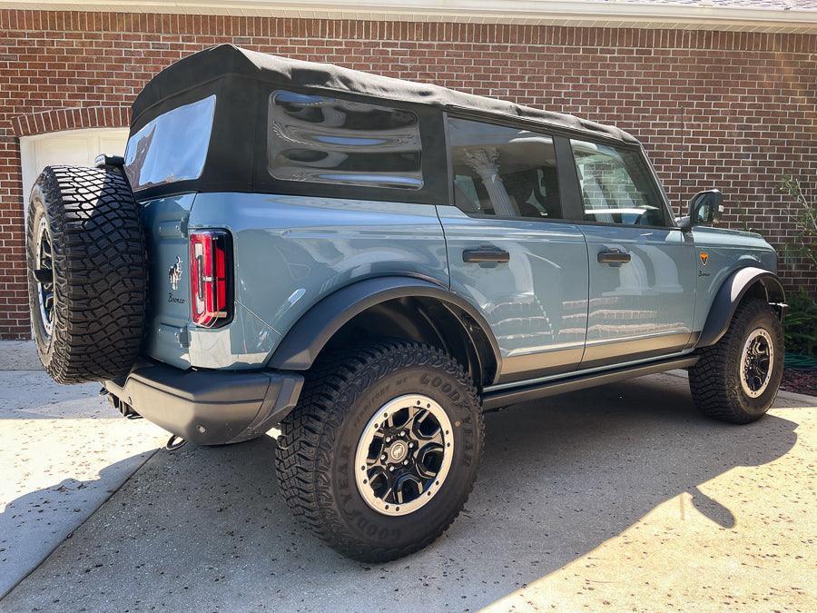 Smoked Sidemarker Overlays (Front and Rear) - 2021+ Bronco (w/ LED Taillights) - Speedlogix