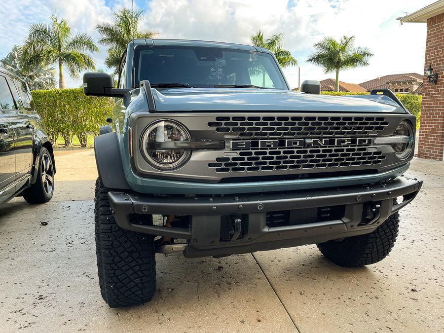 Smoked Signature DRL Bar Overlays - 2021+ Bronco (Signature Headlights) - Speedlogix