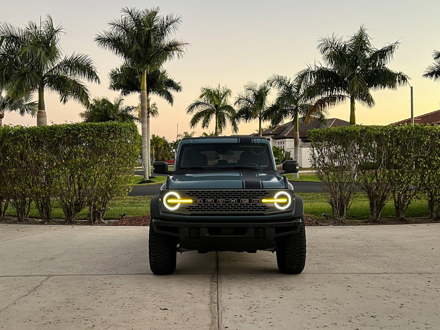 Smoked Signature DRL Bar Overlays - 2021+ Bronco (Signature Headlights) - Speedlogix