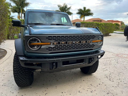 Smoked Signature DRL Bar Overlays - 2021+ Bronco (Signature Headlights) - Speedlogix