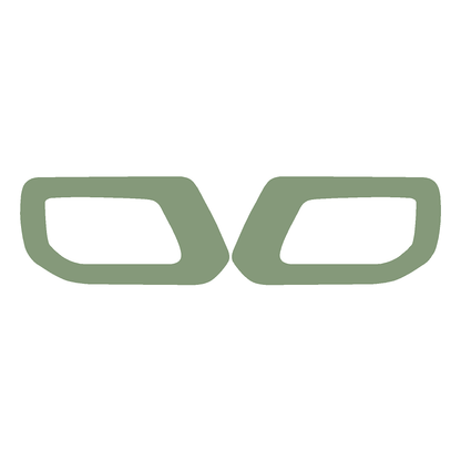 Solid Color Interior Door Handle Overlays (Printed Series) - 2021+ Bronco - Speedlogix