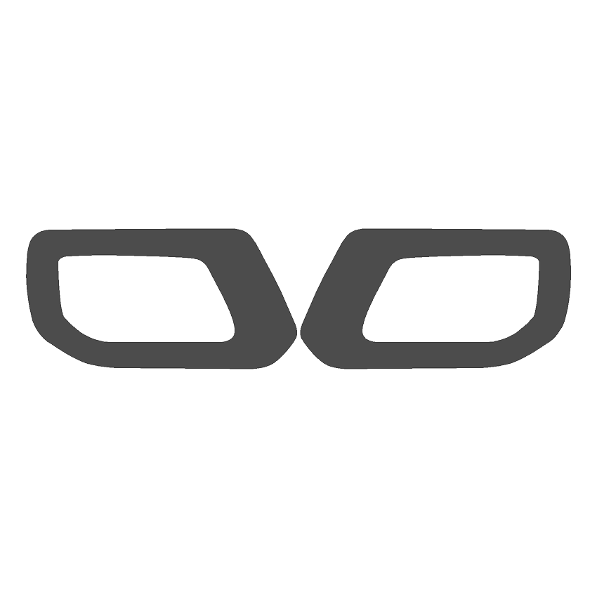 Solid Color Interior Door Handle Overlays (Printed Series) - 2021+ Bronco - Speedlogix