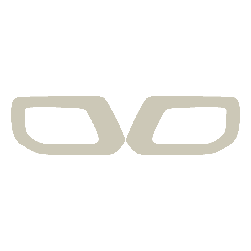 Solid Color Interior Door Handle Overlays (Printed Series) - 2021+ Bronco - Speedlogix