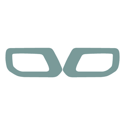 Solid Color Interior Door Handle Overlays (Printed Series) - 2021+ Bronco - Speedlogix