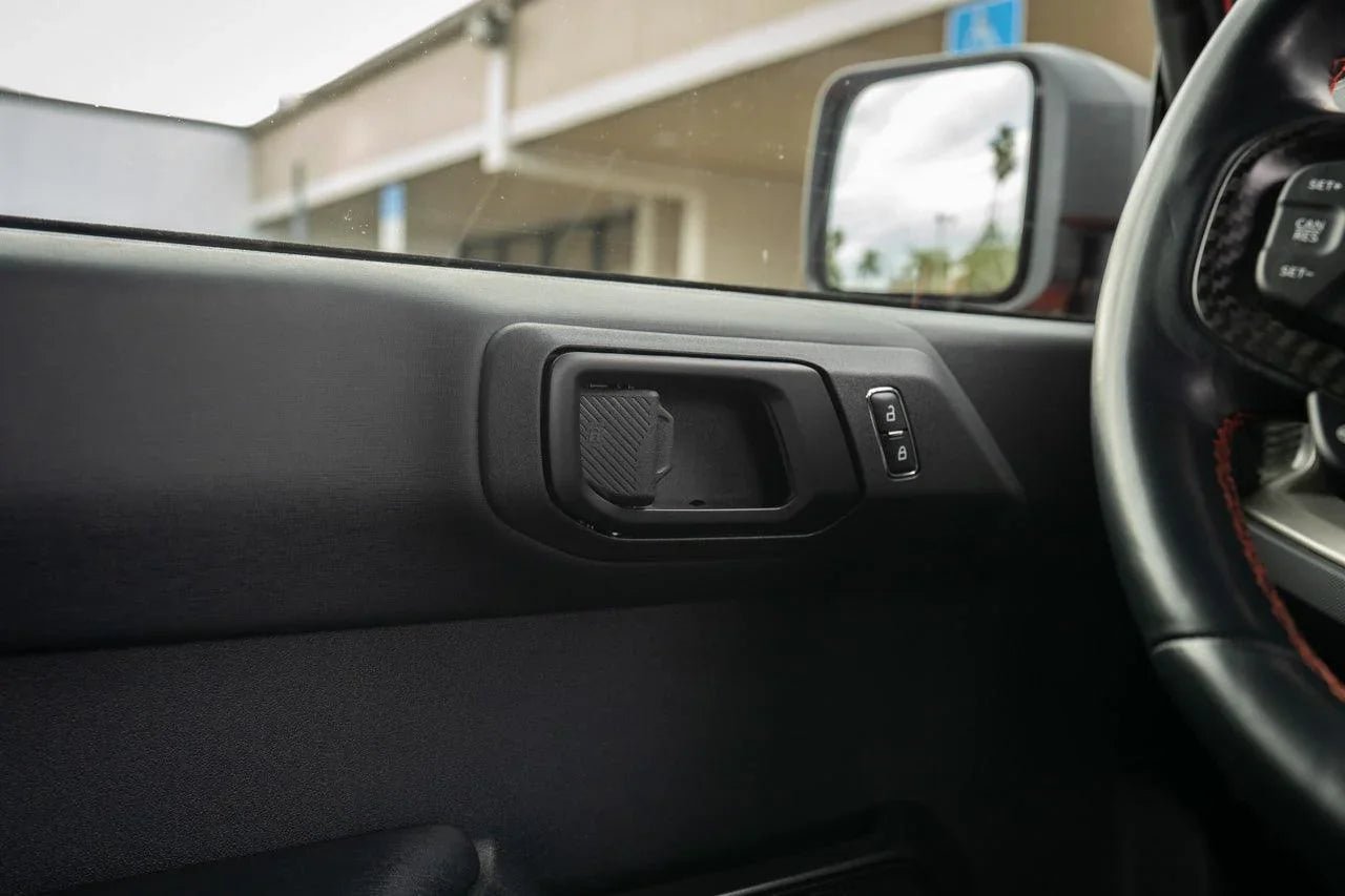 Solid Color Interior Door Handle Overlays (Printed Series) - 2021+ Bronco - Speedlogix