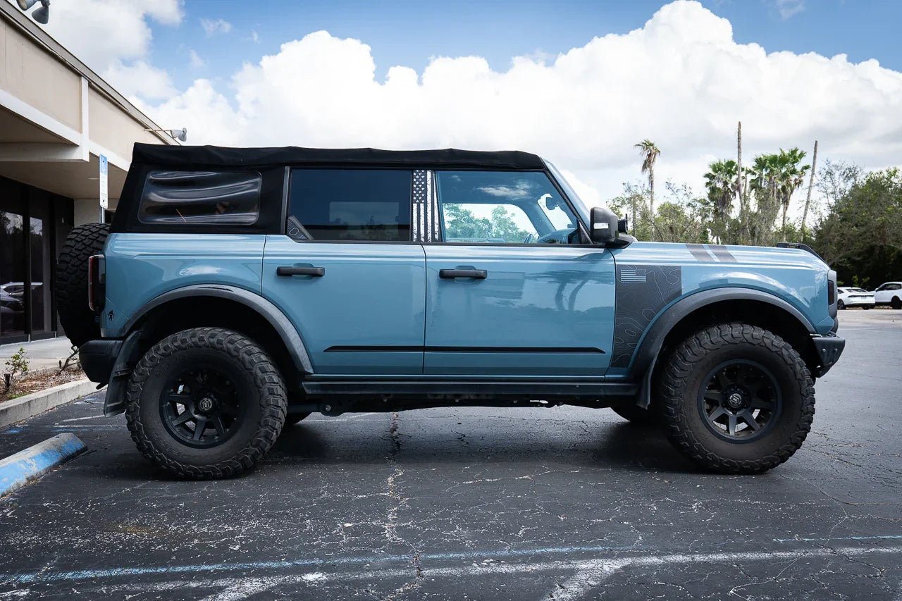 Solid Color Lower Door Spear Stripe Kit - 2021+ Bronco 4 Door - Speedlogix