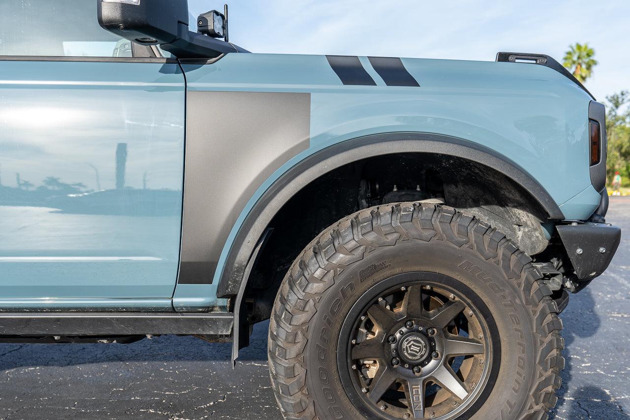 Solid Fender Overlays - 2021+ Bronco
