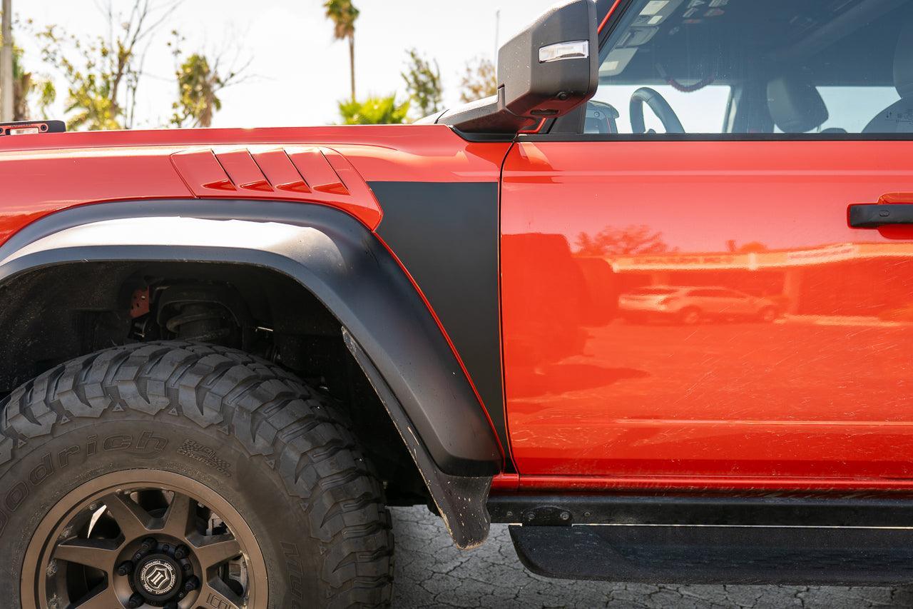 Solid Fender Overlays - 2022+ Bronco Raptor - Speedlogix