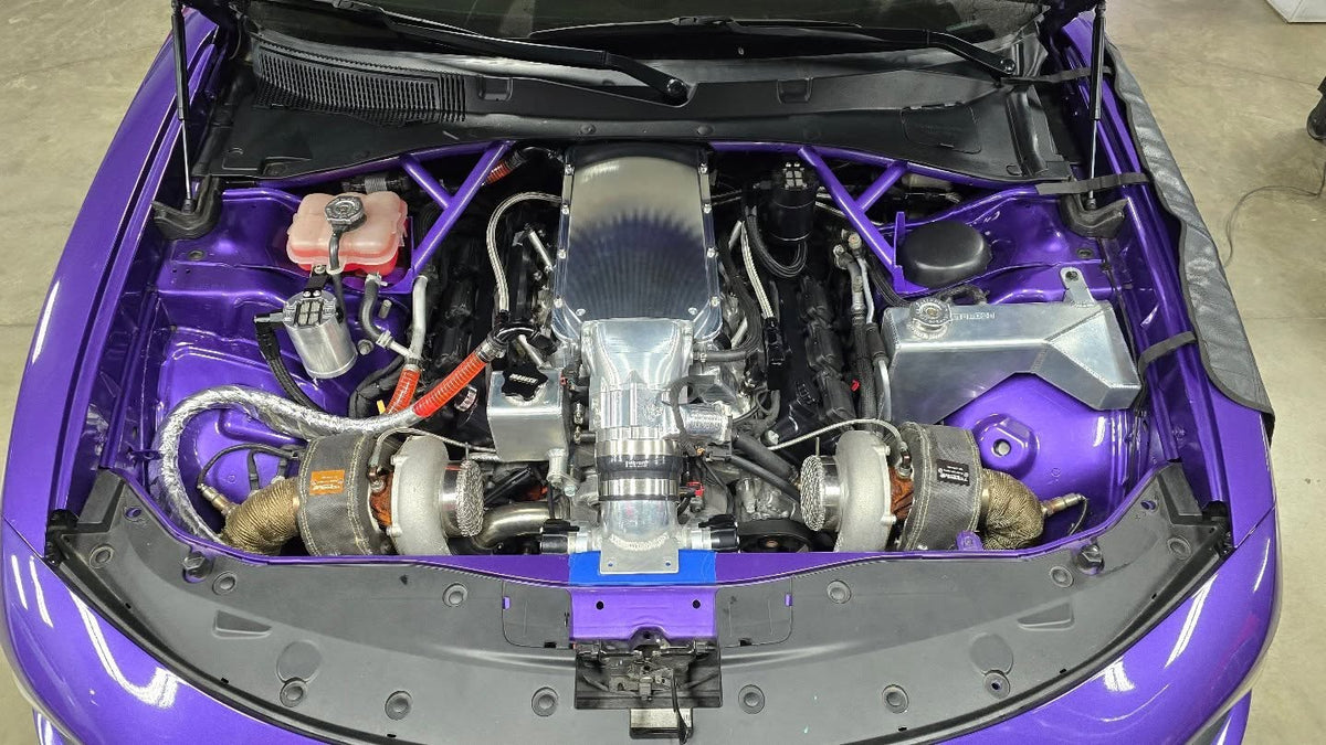 Speedlogix 4 - point Front Strut Tower Brace 2015 - 2023 Challenger/Charger (all engines) - Speedlogix