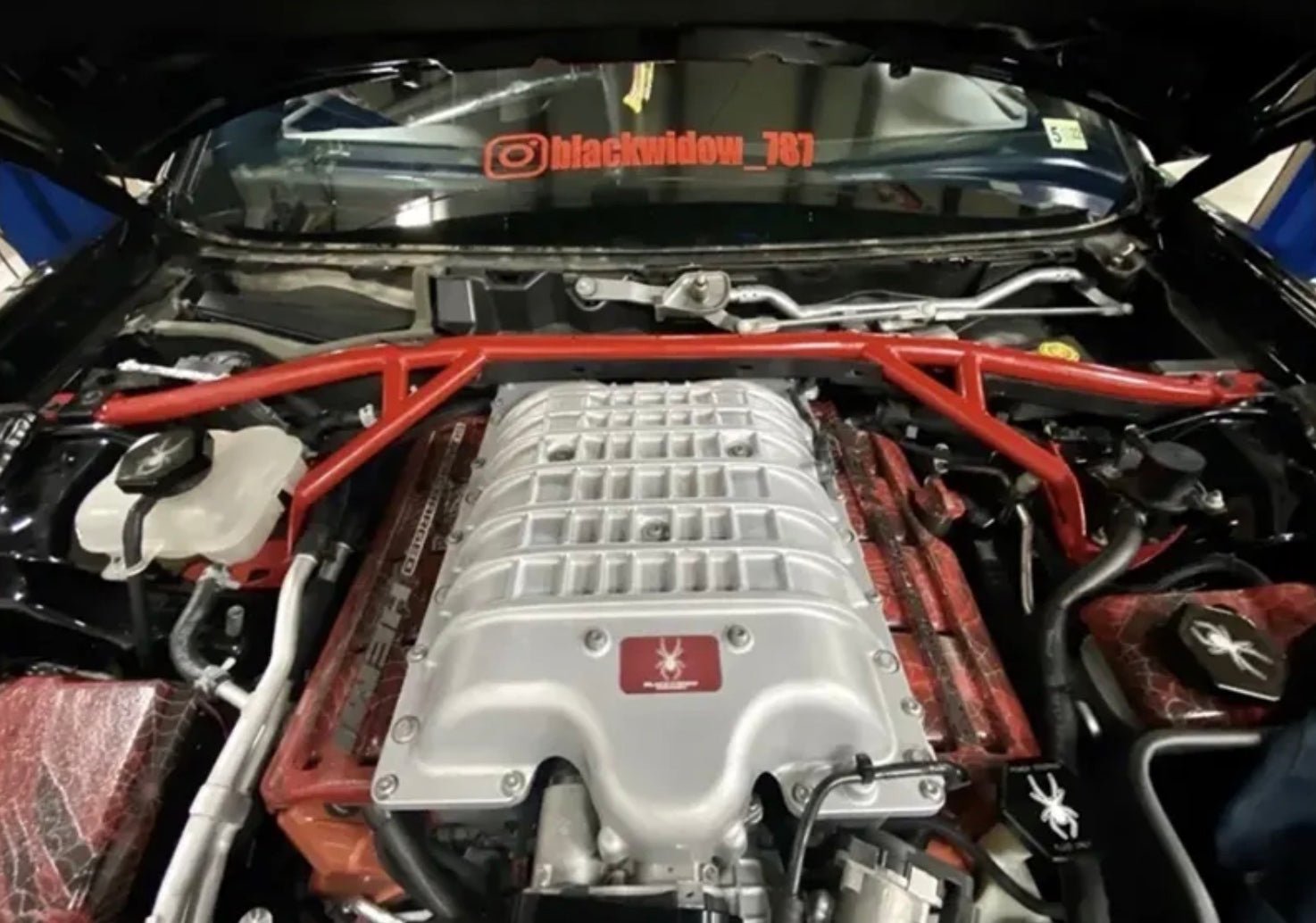 Speedlogix 4 - point Front Strut Tower Brace 2015 - 2023 Challenger/Charger (all engines) - Speedlogix