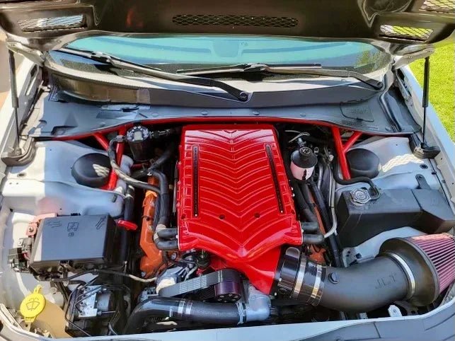 Speedlogix 4 - point Strut Tower Brace 2005 - 2023 Challenger/Charger 3.6L, 5.7L, 6.1L, 6.4L - Speedlogix