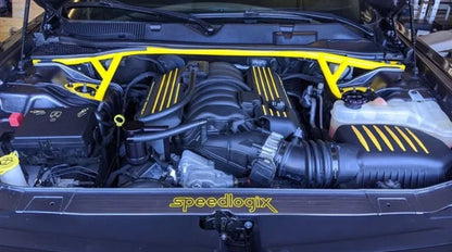 Speedlogix 4 - point Strut Tower Brace 2005 - 2023 Challenger/Charger 3.6L, 5.7L, 6.1L, 6.4L - Speedlogix