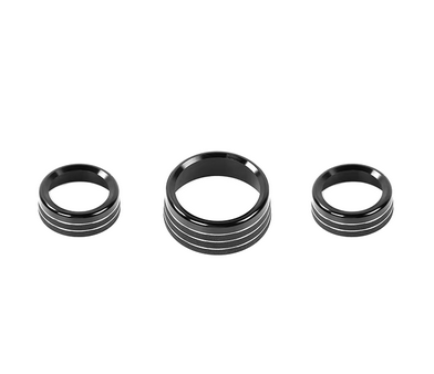 Speedlogix A/C Radio Knob Covers 2015 - 2023 Challenger, 2011 - 2023 Charger - Speedlogix