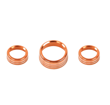 Speedlogix A/C Radio Knob Covers 2015 - 2023 Challenger, 2011 - 2023 Charger - Speedlogix