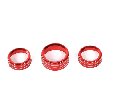 Speedlogix A/C Radio Knob Covers 2015 - 2023 Challenger, 2011 - 2023 Charger - Speedlogix