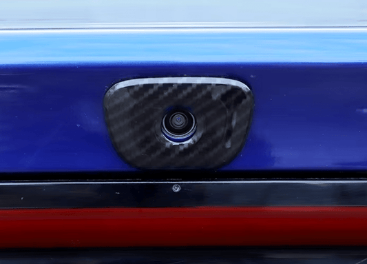 Speedlogix Carbon Fiber Print Backup Camera Trim 2015 - 2023 Charger - Speedlogix