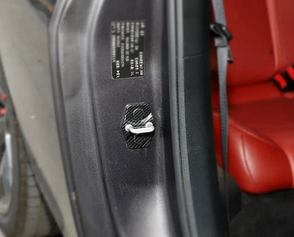 Speedlogix Carbon Print Door Hinge Trim 2015 - 2023 Challenger - Speedlogix