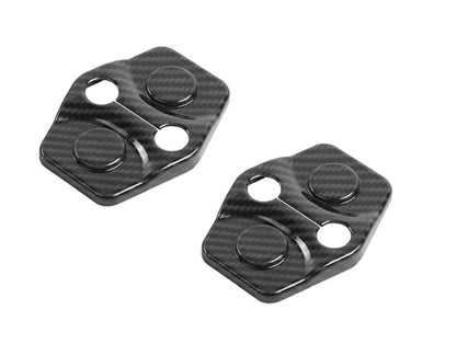 Speedlogix Carbon Print Door Hinge Trim 2015 - 2023 Challenger - Speedlogix