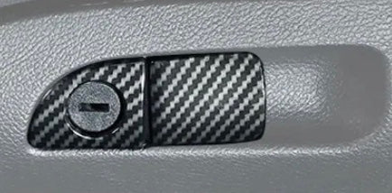 Speedlogix Carbon Print Glove Box Latch Cover 2015 - 2023 Challenger - Speedlogix