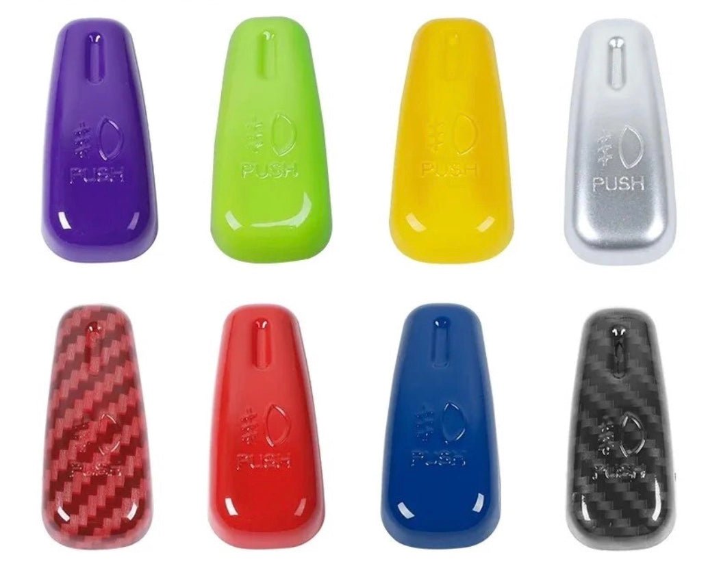 Speedlogix Carbon Print Headlight Knob Cover 2015 - 2023 Challenger - Speedlogix