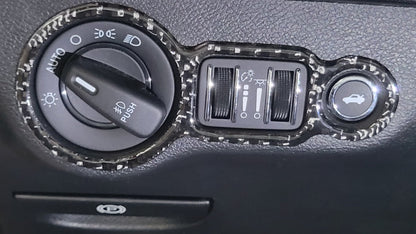Speedlogix Carbon Print Headlight Trim 2015 - 2023 Challenger - Speedlogix