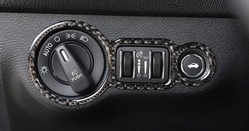 Speedlogix Carbon Print Headlight Trim 2015 - 2023 Challenger - Speedlogix