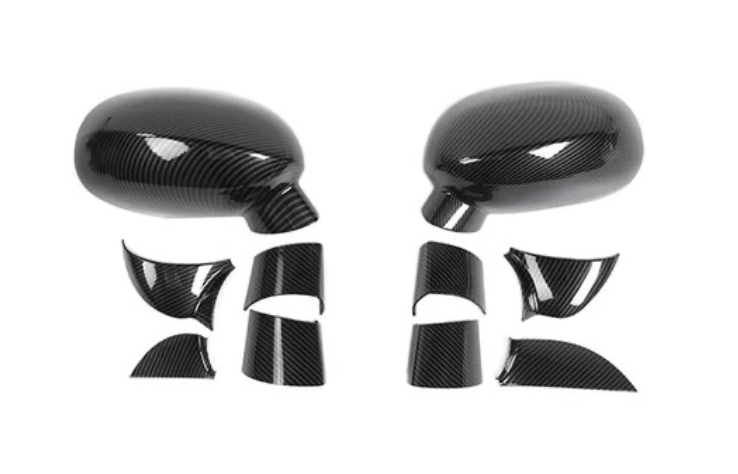 Speedlogix Carbon Print Mirror Covers 2008 - 2023 Challenger - Speedlogix