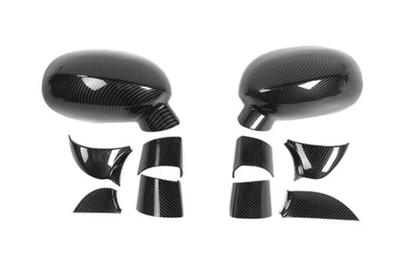 Speedlogix Carbon Print Mirror Covers 2008 - 2023 Challenger - Speedlogix