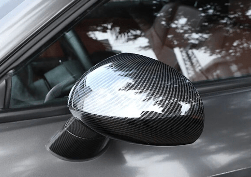 Speedlogix Carbon Print Mirror Covers 2008 - 2023 Challenger - Speedlogix