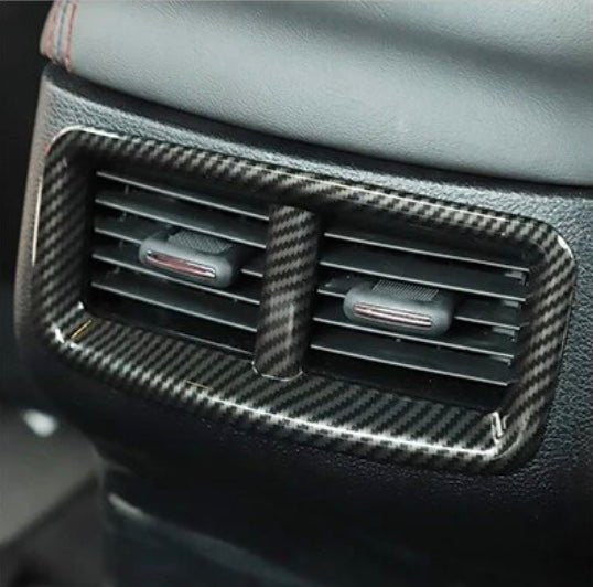 Speedlogix Carbon Print Rear A/C Vent Trim 2015 - 2023 Challenger - Speedlogix