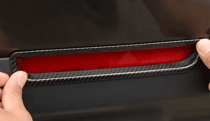 Speedlogix Carbon Print Rear Reflector Trim 2015 - 2023 Challenger - Speedlogix
