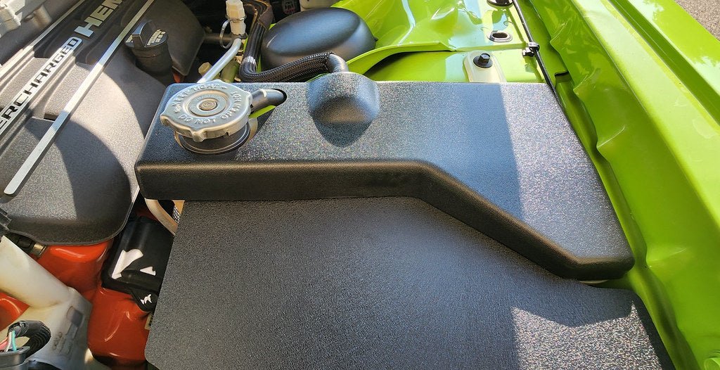 Speedlogix Coolant Tank Cover (Black) 2011 - 2023 Challenger/Charger - Speedlogix