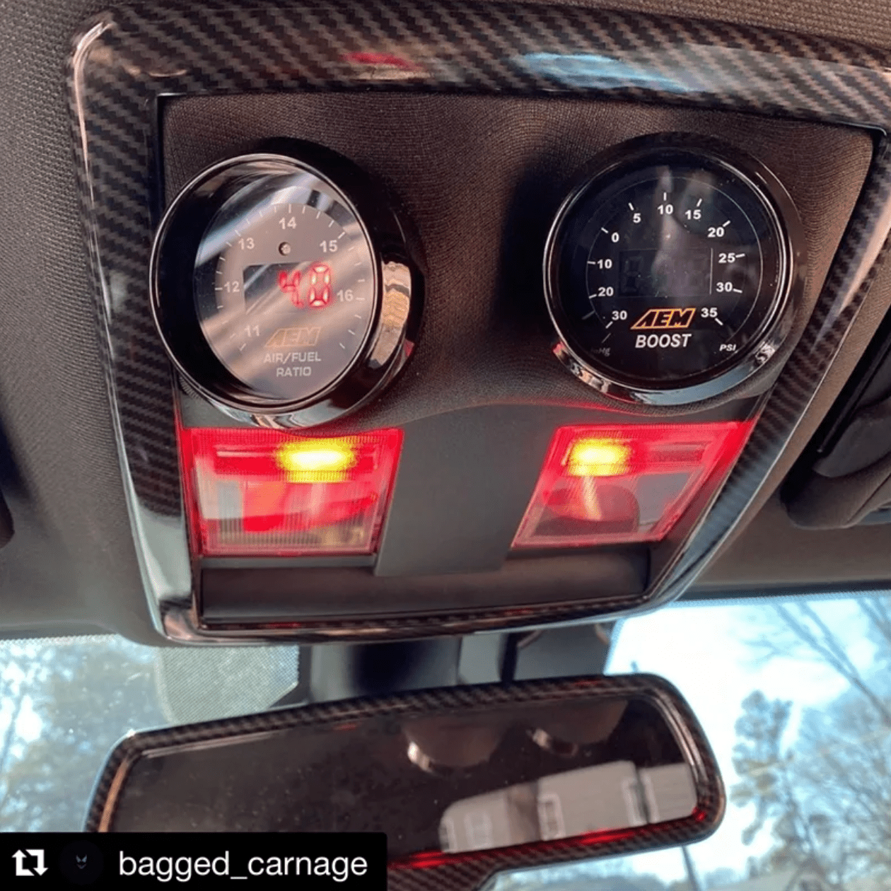 Speedlogix Dual Overhead Gauge Pod 2008 - 2023 Challenger - Speedlogix