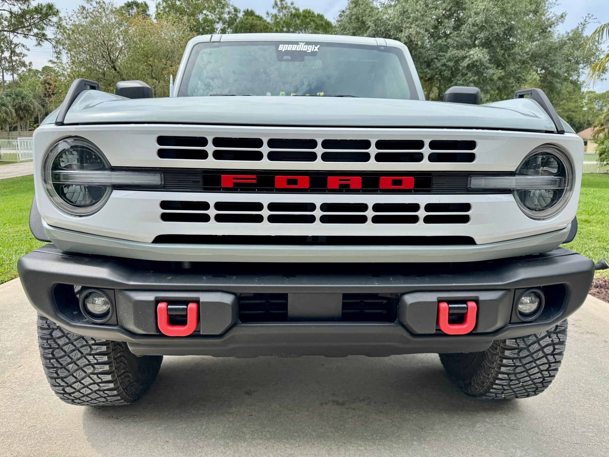 Speedlogix Front Bumper Tow Hook Covers 2021 - 2025 Bronco - Speedlogix