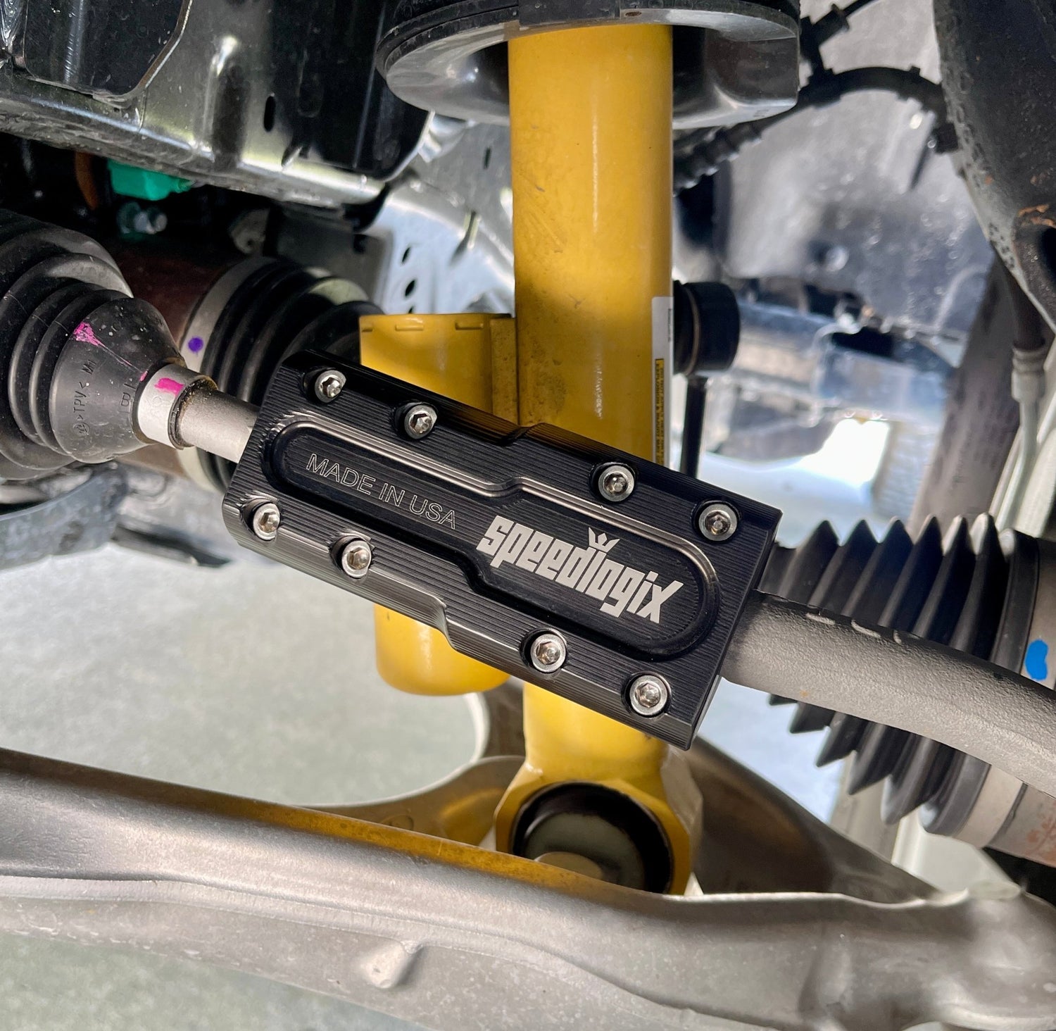 Speedlogix Heavy Duty Billet Tie Rod Brace 2021 - 2023 Bronco - Speedlogix