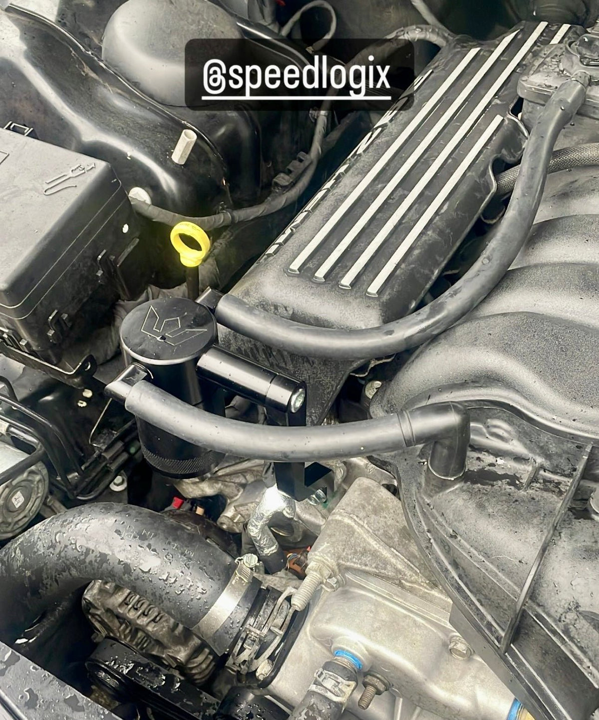 Speedlogix Oil Catch Can 2005 - 2023 Challenger/Charger 392 - Speedlogix