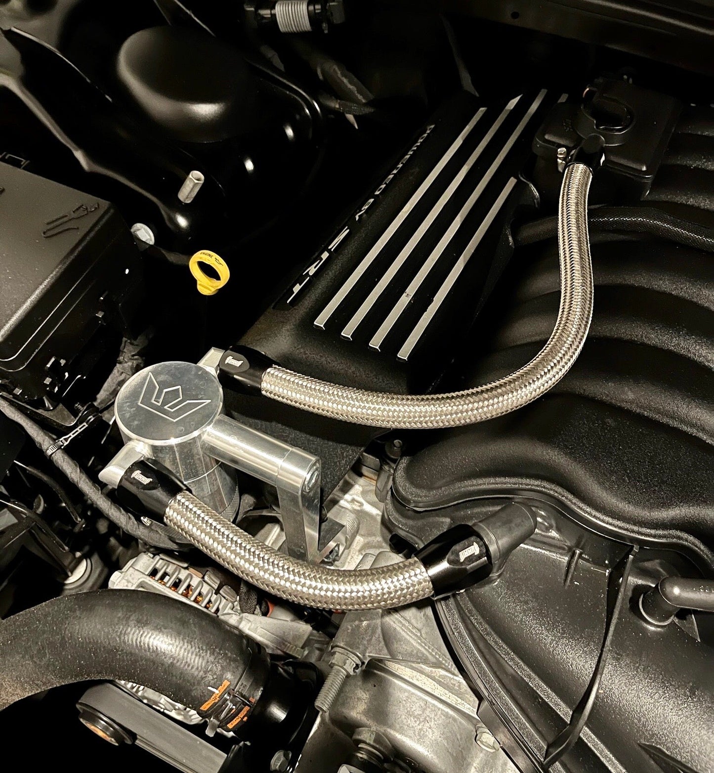 Speedlogix Oil Catch Can 2005 - 2023 Challenger/Charger 392 - Speedlogix