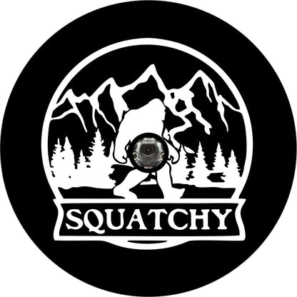Squatchy Spare Tire Cover • Sasquatch in the Mountains - Speedlogix