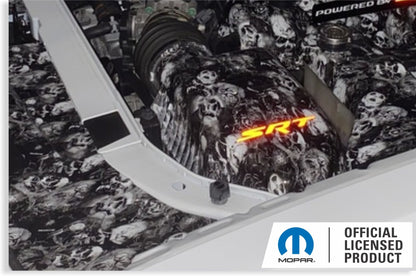 SRT Airbox Lettering and Stripe Decals - Challenger SRT Hellcat - Speedlogix