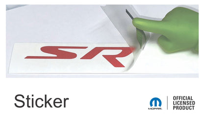 SRT Airbox Lettering and Stripe Decals - Charger SRT Hellcat - Speedlogix