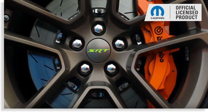 SRT Center Cap Overlay Decals for Charger SRT - Speedlogix