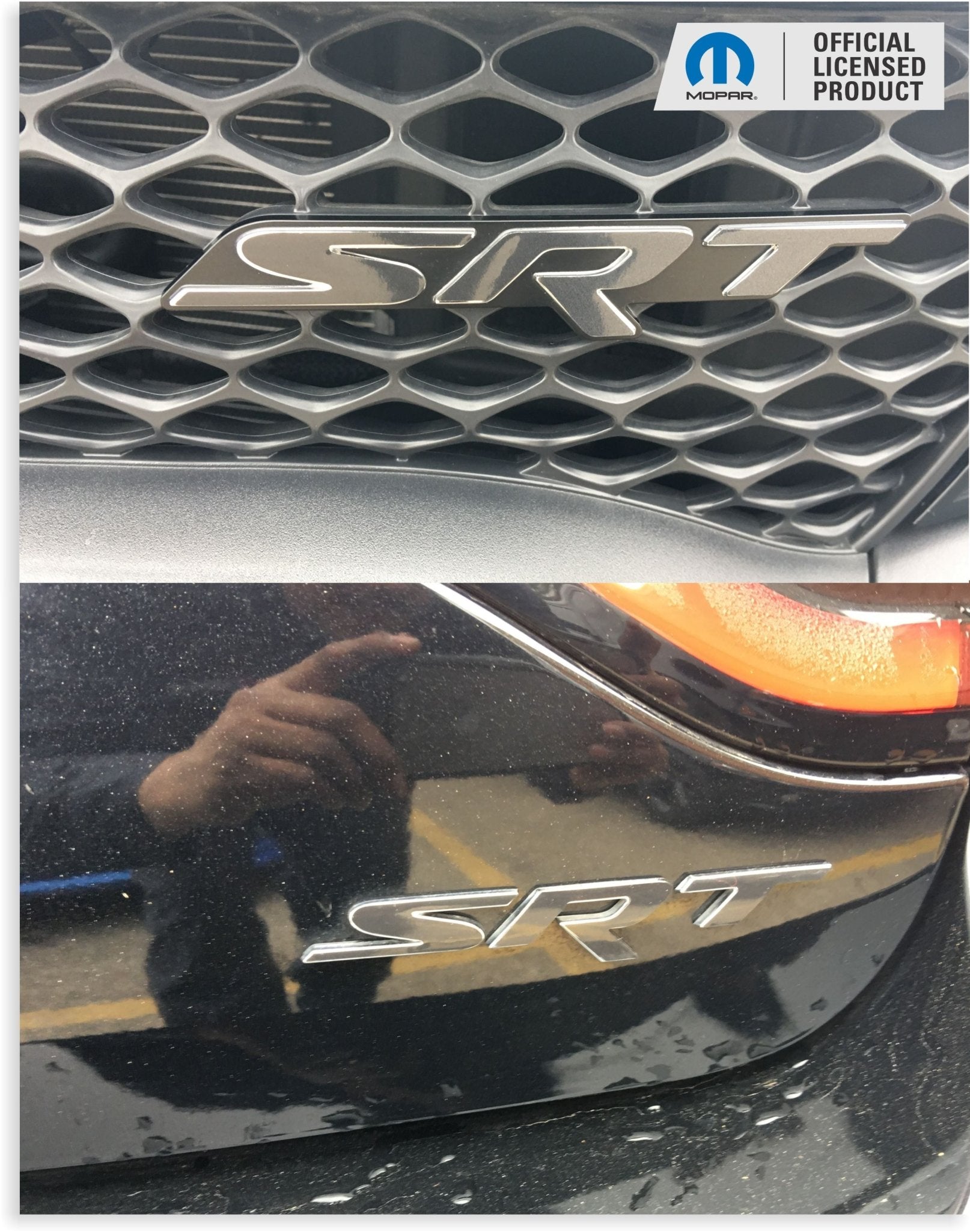 SRT Emblem Overlay Decals - 2015 - 2018 Charger SRT 392 - Speedlogix